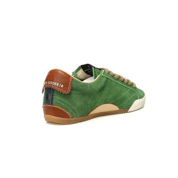 Green & Brown & White Mens Sneaker By Golden Goose - Picture 3 of 8